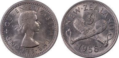 1956 3D No Strap MS64