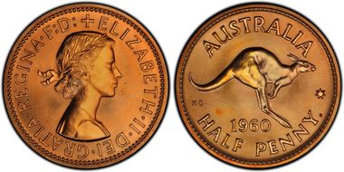 1960 Y. (p) 1/2D PR66RD