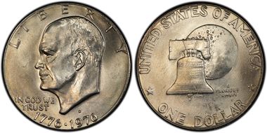 1976-D $1 Type 1 MS66+
