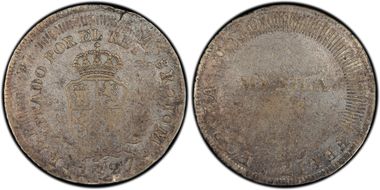 1828 8 R KM-24 C/S on Peru 8R VF25