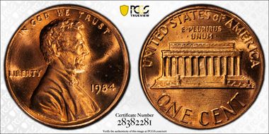 1984 1C DDO, FS-102 MS65RD