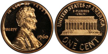 1960 1C DDO FS-102 Sm/Lg Date PR67CAM