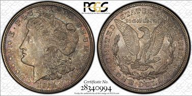 1921-D $1 MS65
