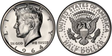 1964 50C DDO FS-103 Accented Hair PR66