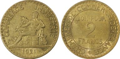 1921 2 Fr Gad-533 F-267 MS62