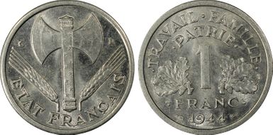 1944-C 1 Fr Gad-471 Bazor, Grand C MS65