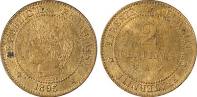 1895-A 2C Gad-105 MS64RB