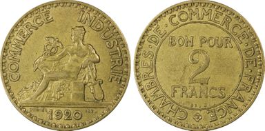 1920 2 Fr Gad-533 Commerce F-267 AU55