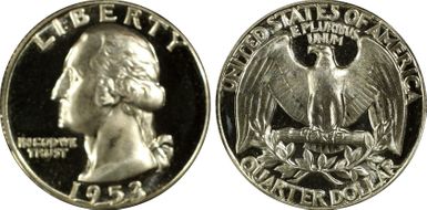 1953 25C DDO FS-101 PR67CAM