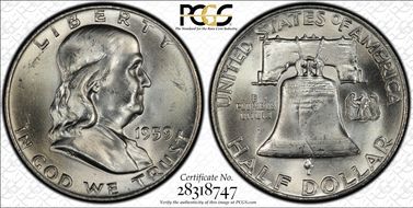 1959 50C "Goiter" FS-402 MS64FBL