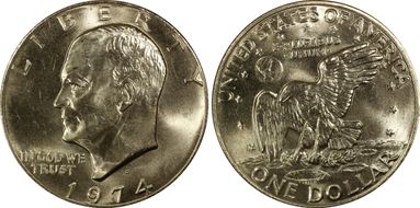 1974-D $1 MS64