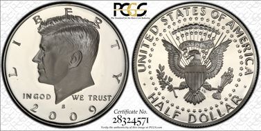 2009-S 50C Silver PR70DCAM