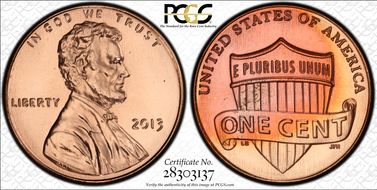 2013 1C Shield MS66RD