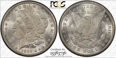 1885-CC $1 MS66+