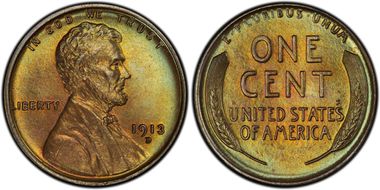 1913-D 1C MS66BN