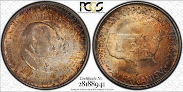 1953-S 50C Washington-Carver MS67