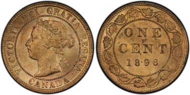 1896 1C MS64RD