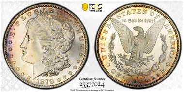 1879-S $1 MS67