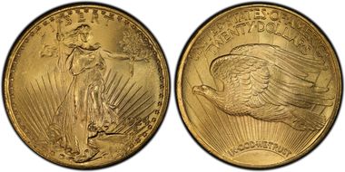 1924 $20 MS66+