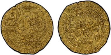 (1464-70) 1/2 Ryal S-1959 MS61