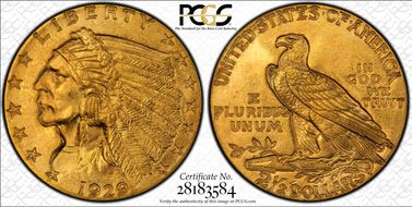1929 $2.50 MS65