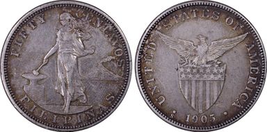 1905-S 50C AU55