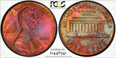 2001-D 1C MS67RB