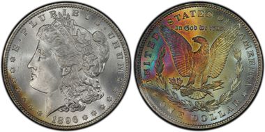 1896 $1 MS66+