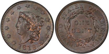 1818 1C MS65BN