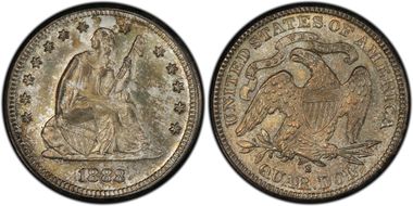 1888-S 25C MS64