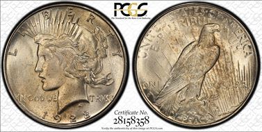 1928-S $1 MS63