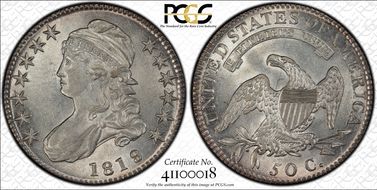 1819/8 50C O-102 AU58