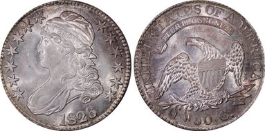 1826 50C O-116a MS62