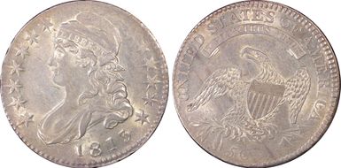 1813 50C O-110 AU58
