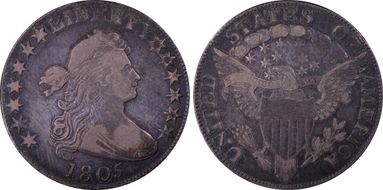 1805 50C Overton 106 VF20