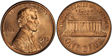 1973-S 1C MS66+ RD