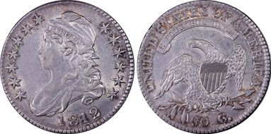 1812 50C O-105a AU53