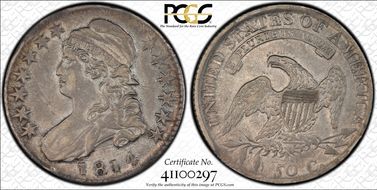 1814 50C Overton 107a XF45