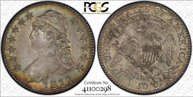 1817/3 50C Overton 101a N1