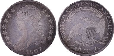 1807 50C Overton 111a, 50/20 N1