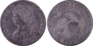 1827 50C O-124a VF35