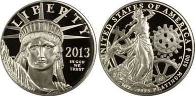 2013-W $100 Statue of Liberty First Strike PR70DCAM