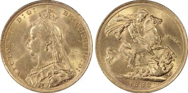 1888-S Sov S-3868B DISH S10 2nd Obv Angled J MS63