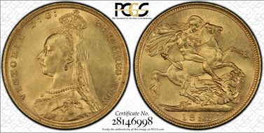 1893-S Sov S-3868C Jubilee Head MS62