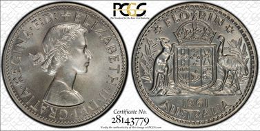 1961(m) Florin PR66