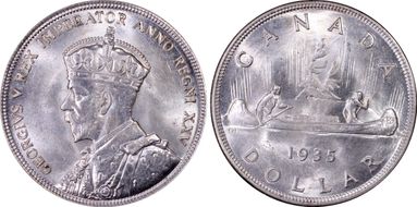 1935 S$1 MS65