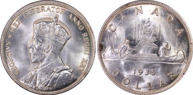 1935 S$1 MS65