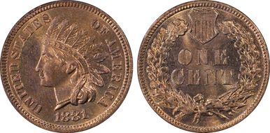 1881 1C MS64RD