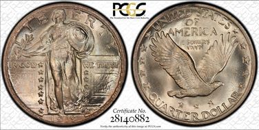 1919 25C MS67FH