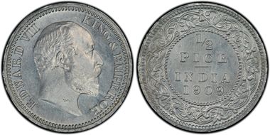 1909(c) 1/2 Pc SW-7.205 Restrike Al PR65